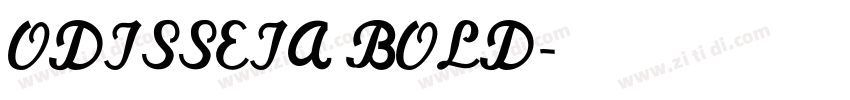ODISSEIA BOLD字体转换 ODISSEIA BOLD字体转换